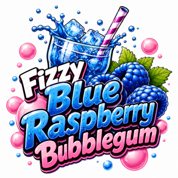 Ароматизатор Xi'an Taima - Fizzy Blue Raspberry Bubblegum - 10ml