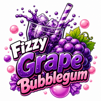 Ароматизатор Xi'an Taima - Fizzy Grape Bubblegum - 10ml