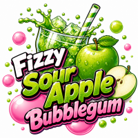 Xi'an Taima - Fizzy Sour Apple Bubblegum - 10ml