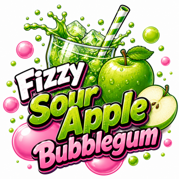 Ароматизатор Xi'an Taima - Fizzy Sour Apple Bubblegum - 10ml