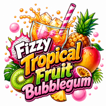 Ароматизатор Xi'an Taima - Fizzy Tropical Fruit Bubblegum - 10ml