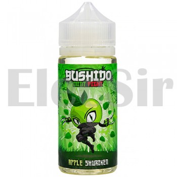 Жидкость для электронных сигарет BUSHIDO Mint Fight - Apple Shuriken - 100ml